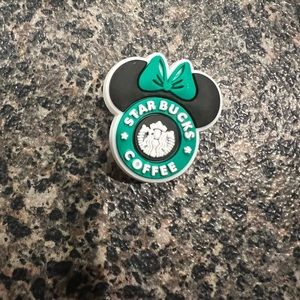 Minnie Mouse Starbucks Croc charm